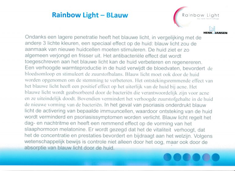 Rainbow zonnebanklampen Henk Jansen